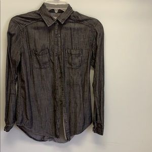 Abercrombie Grey Button Down Shirt